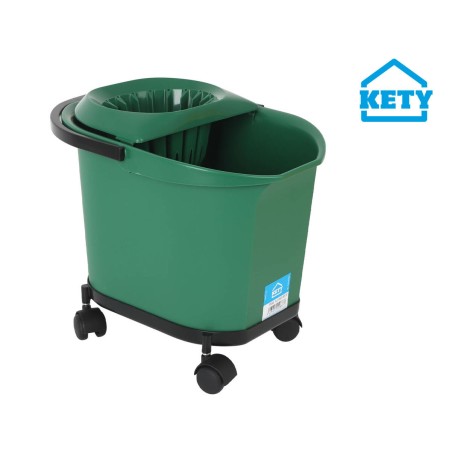 Secchio per Pavimenti Kety Verde 16 L 40,5 x 30 x 35 cm (6 Unità)