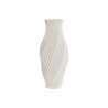 Vaso Home ESPRIT Bianco Gres Moderno 16 x 16 x 40 cm