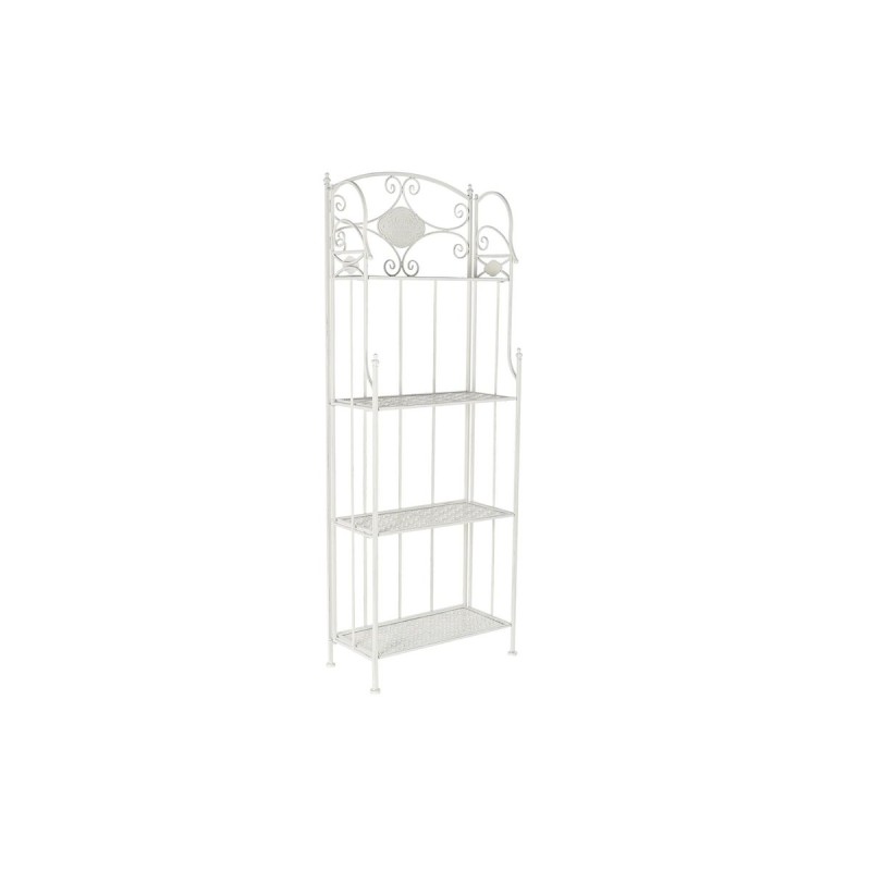 Scaffale Home ESPRIT Bianco Metallo 4 Mensole 61 x 29 x 163,5 cm Scaffale Home ESPRIT Bianco Metallo 4 Mensole 61 x 29 x 163,5 cm