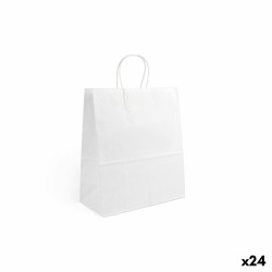 Busta di Carta Algon Bianco 26 x 14 x 31 cm (24 Unità)