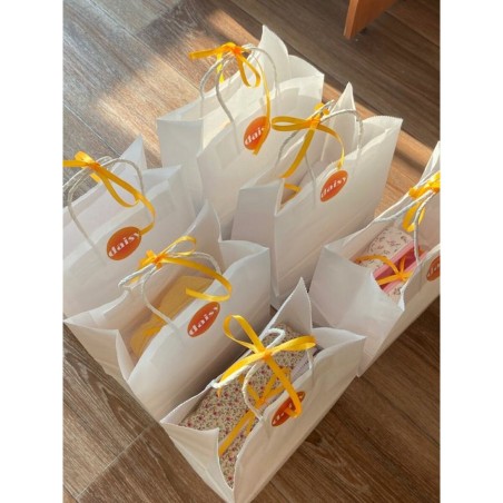 Busta di Carta Algon Bianco 26 x 14 x 31 cm (24 Unità)