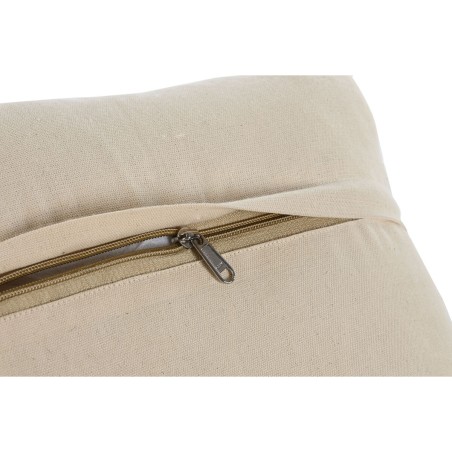Cuscino DKD Home Decor Crema Marrone scuro Coloniale 40 x 10 x 40 cm