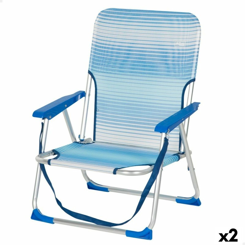 Sedia da Spiaggia Aktive 44 x 72 x 40 cm Sedia da Spiaggia Aktive 44 x 72 x 40 cm