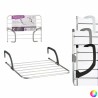 Stendibiancheria Kipit WR1013D Bianco Argentato Grigio chiaro Grigio scuro Alluminio Plastica 62,5 x 50 x 16,5 cm