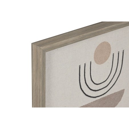 Tela Home ESPRIT Beige Moderno Scandinavo 40 x 4 x 50 cm (2 Unità)