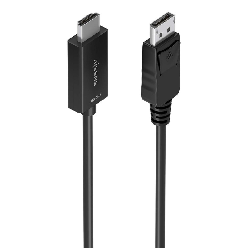 Adattatore DisplayPort con HDMI Aisens Nero 2 m Adattatore DisplayPort con HDMI Aisens Nero 2 m