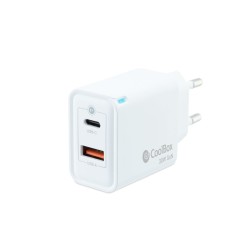 Caricabatterie da Parete CoolBox COO-CUP-30CA Bianco 20 W