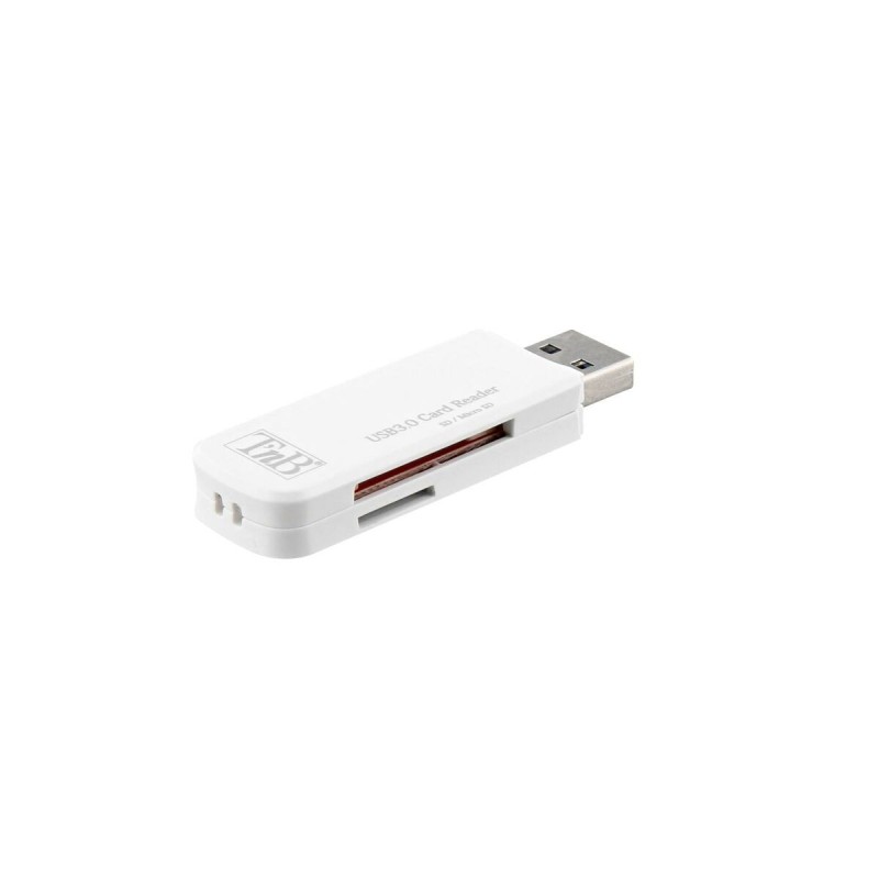 Lettore di Schede Esterno T'NB Mini USB 3.0 Bianco Lettore di Schede Esterno T'NB Mini USB 3.0 Bianco