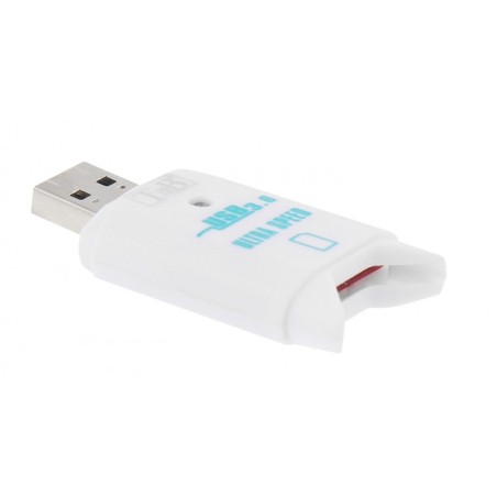 Lettore di Schede Esterno T'NB Mini USB 3.0 Bianco