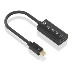 Adattatore Mini Display Port con HDMI Aisens Nero 15 cm