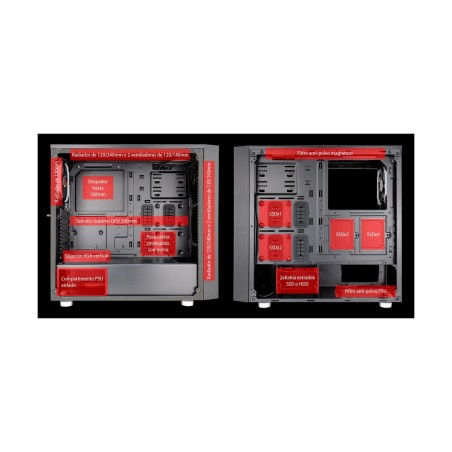 Case computer desktop ATX Talius AURIGA Nero