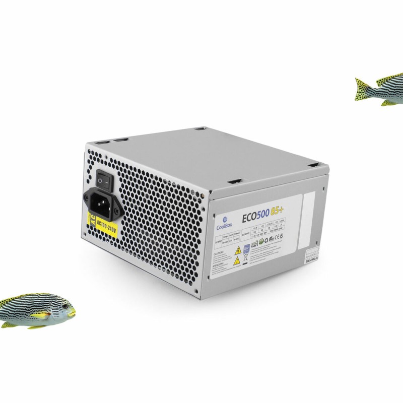 Fonte di Alimentazione CoolBox ECO500 85+ ATX 300 W Fonte di Alimentazione CoolBox ECO500 85+ ATX 300 W