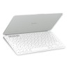 Tastiera Bluetooth Logitech 920-013011 Qwerty in Spagnolo Grigio Bianco/Grigio