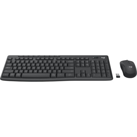 Tastiera e Mouse Logitech MK370 Grafite Italiano Qwerty US