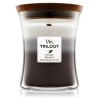 Candela Profumata Woodwick Trilogy Medium Warm Woods