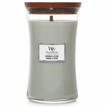 Candela Profumata Woodwick Core Large Lavender & Cedar 609 g