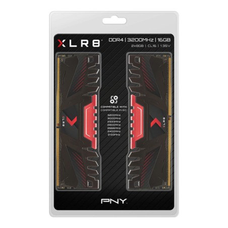 Memoria RAM PNY MD16GK2D4320016AXR 16 GB DDR4 3200 Mhz CL16 16 GB DDR4 3200 MHz CL16 DIMM