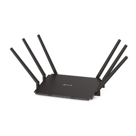 Router Talius RT2100GLAN Nero USB RJ45 Ethernet LAN USB 3.2 USB x 3 Wi-Fi