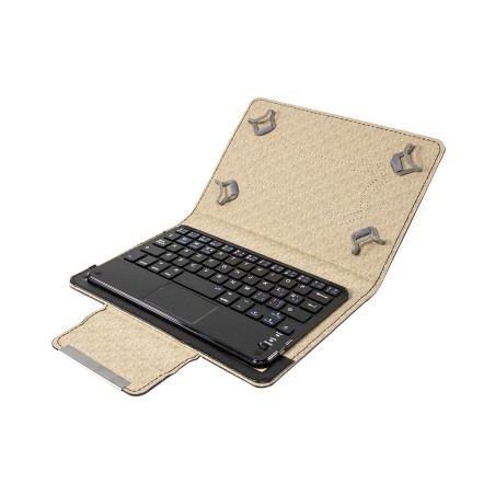Custodia per Tablet Talius CV-3005 Nero Grigio Qwerty in Spagnolo