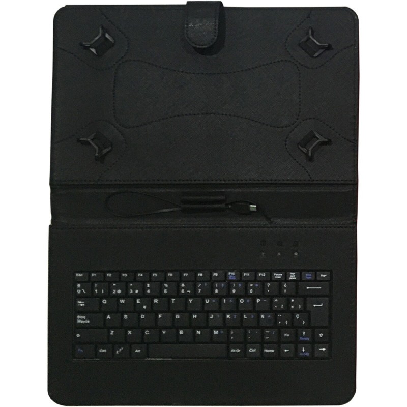 Custodia per Tablet Talius CV-3006 Nero Qwerty in Spagnolo Custodia per Tablet Talius CV-3006 Nero Qwerty in Spagnolo