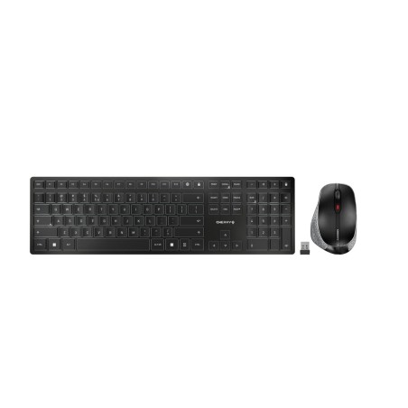 Tastiera e Mouse Wireless Cherry JD-9500ES-2 Grigio Spagnolo Qwerty in Spagnolo