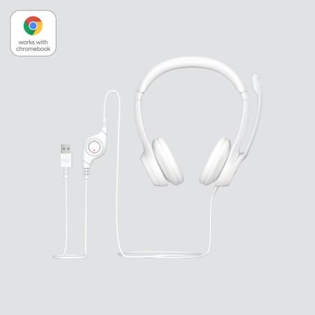 Auricolari Logitech H390 Bianco