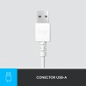 Auricolari Logitech H390 Bianco