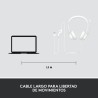 Auricolari Logitech H390 Bianco
