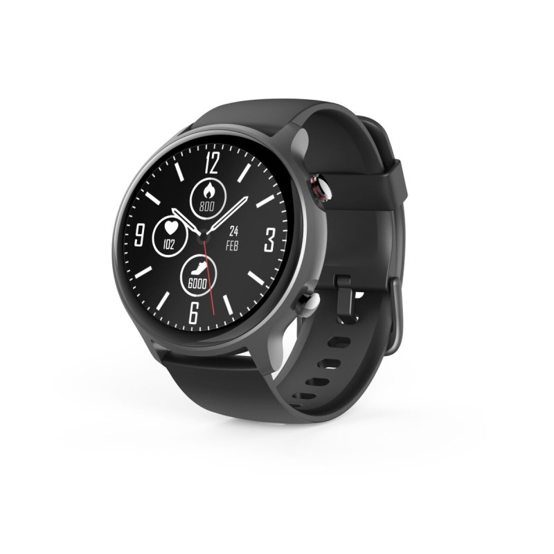 Smartwatch Hama 00178610 Nero Grigio 1,28" Ø 46 mm Smartwatch Hama 00178610 Nero Grigio 1,28" Ø 46 mm
