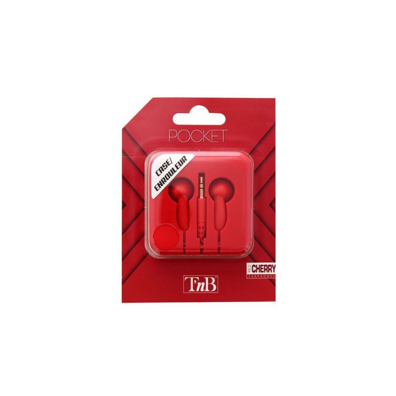 Auricolari T'NB POCKET Rosso Auricolari T'NB POCKET Rosso