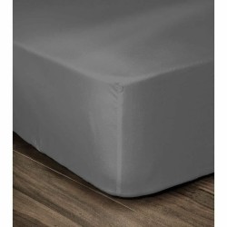 Lenzuolo con angoli Lovely Home Grigio Grigio scuro Letto matrimoniale 160 x 200 cm