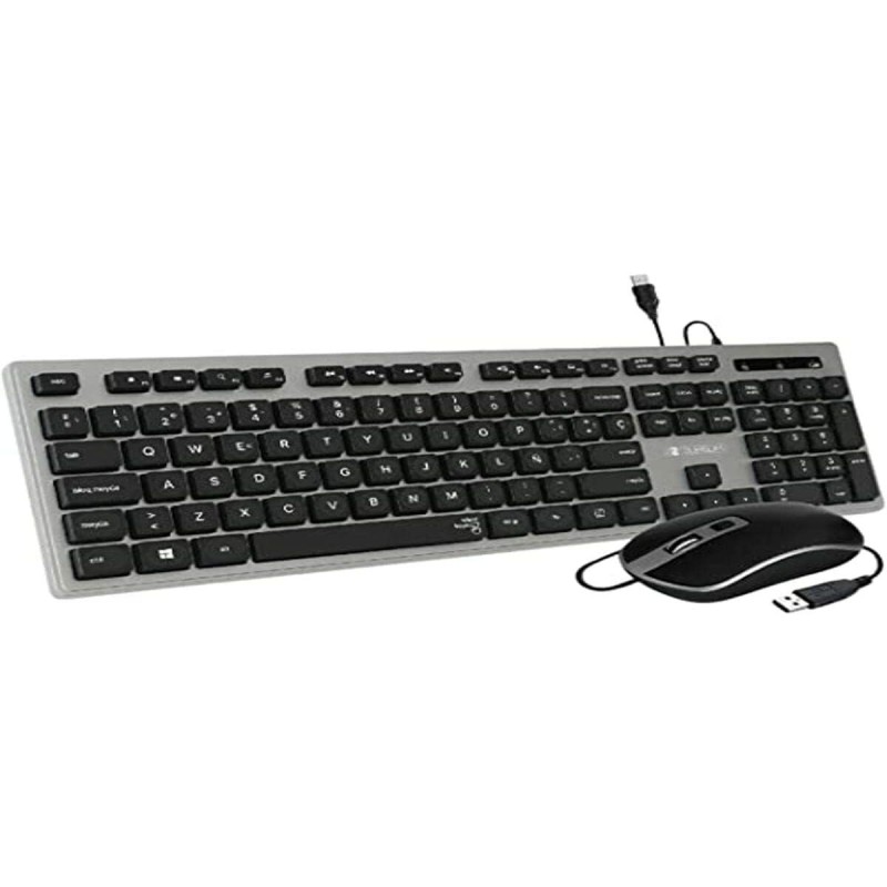 Tastiera e Mouse Subblim SUBKBC-CEKE50 Qwerty in Spagnolo Tastiera e Mouse Subblim SUBKBC-CEKE50 Qwerty in Spagnolo