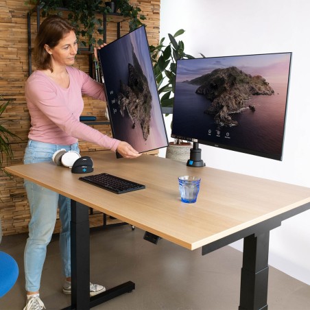Supporto da Tavolo per Schermo R-Go RGOVLZE4TWSI 32"
