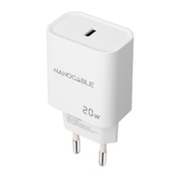Caricabatterie da Parete NANOCABLE Bianco