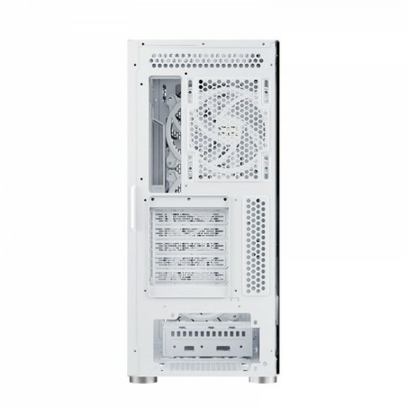 Case computer desktop ATX Nfortec NF-CS-NERVIA-W Bianco