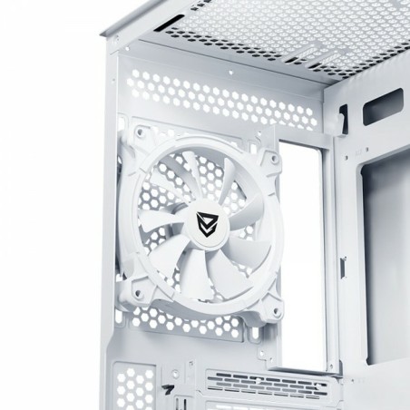 Case computer desktop ATX Nfortec NF-CS-NERVIA-W Bianco