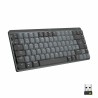 Tastiera Bluetooth Logitech 920-010780 Inglese EEUU Nero Grigio QWERTY Qwerty US International