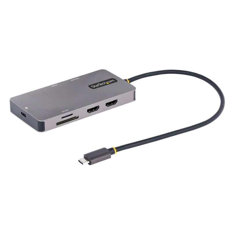 Hub USB Startech 120B-USBC-MULTIPORT Grigio 15 W Hub USB Startech 120B-USBC-MULTIPORT Grigio 15 W