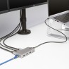 Hub USB-C Startech 117B-USBC-MULTIPORT Grigio 100 W