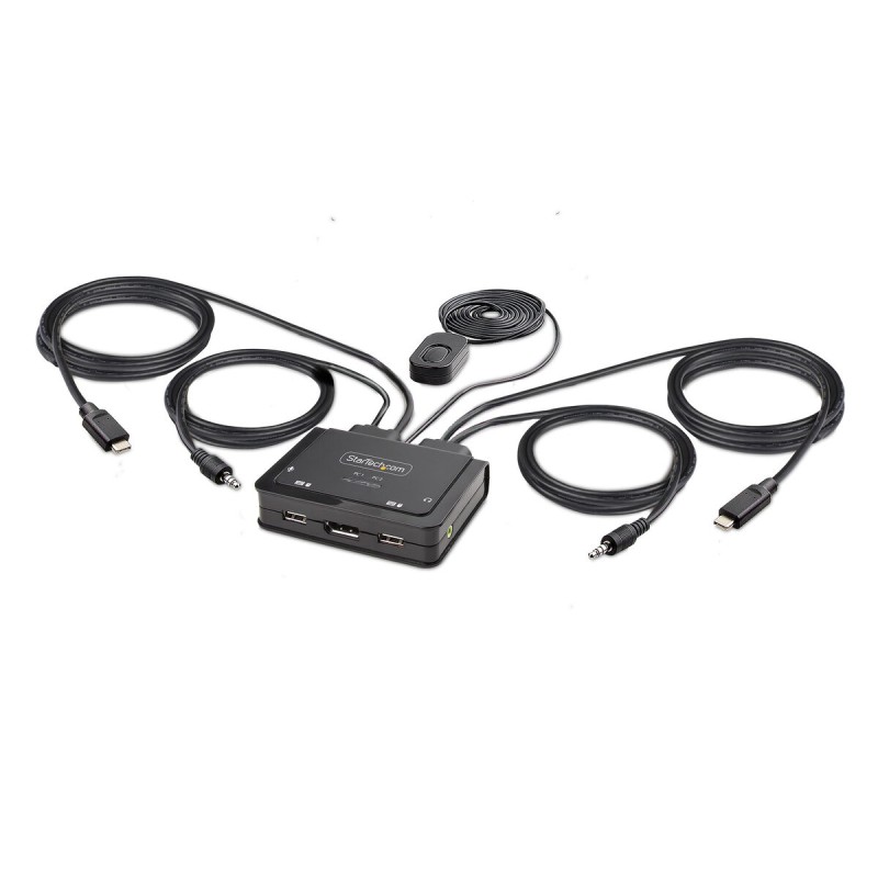 Switch KVM Startech C2-D46-UC2-CBL-KVM 1,2 m Switch KVM Startech C2-D46-UC2-CBL-KVM 1,2 m
