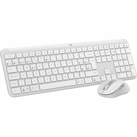Tastiera e Mouse Logitech 920-012596 Bianco Spagnolo QWERTY