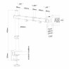 Supporto da Tavolo per Schermo Neomounts FPMA-D550BLACK      