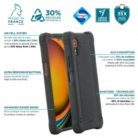 Custodia per Cellulare Mobilis 054016 Nero Grigio
