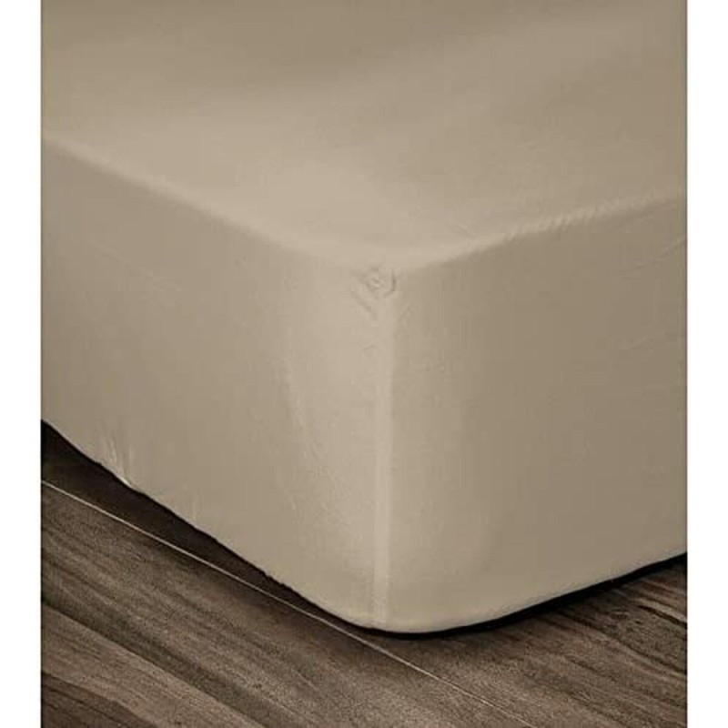 Lenzuolo con angoli Lovely Home Beige Letto singolo 90 x 190 Lenzuolo con angoli Lovely Home Beige Letto singolo 90 x 190