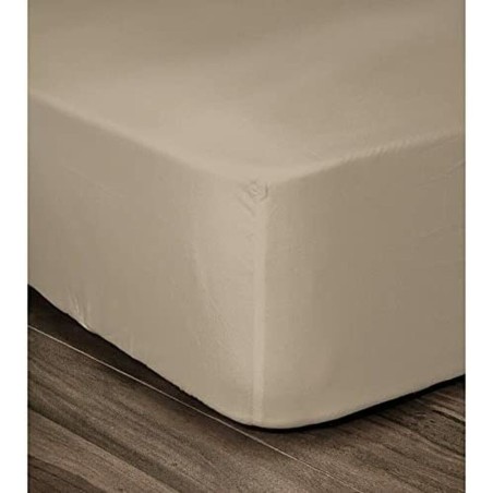 Lenzuolo con angoli Lovely Home Beige Letto singolo 90 x 190