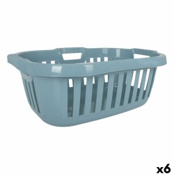 Cesto per i Panni Tontarelli Hipster Azzurro 50 L 66 x 44 x 25 cm (6 Unità)