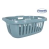 Cesto per i Panni Tontarelli Hipster Azzurro 50 L 66 x 44 x 25 cm (6 Unità)