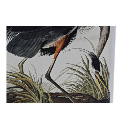 Quadro DKD Home Decor Heron Uccello Orientale (50 x 1,8 x 70 cm) (2 Unità)