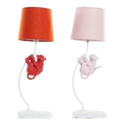Lampada da tavolo DKD Home Decor Poliestere Resina 25W 220 V Scimmia (2 pcs) (19 x 17 x 53 cm)