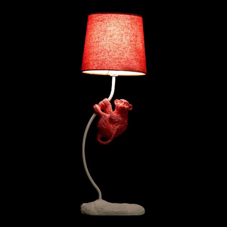 Lampada da tavolo DKD Home Decor Poliestere Resina 25W 220 V Scimmia (2 pcs) (19 x 17 x 53 cm)